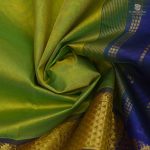 10 Yards Silk Cotton Sarees - Parrot Green SASTS0034019 - Image 2