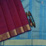 10 Yards Silk Cotton Sarees - Dark Purple SASTS0034027