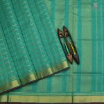 10 Yards Silk Cotton Sarees - Teal Blue SASTS0034030
