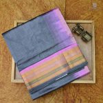 Silk Cotton Sarees Korvai – Gray SAS0034040 - Image 6