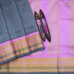 Silk Cotton Sarees Korvai – Gray SAS0034040