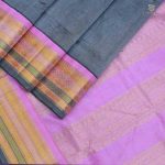 Silk Cotton Sarees Korvai – Gray SAS0034040 - Image 3