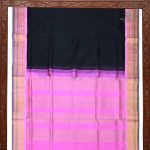 Silk Cotton Sarees Korvai – Black SAS0034042 - Image 5