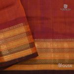 Silk Cotton Saree - Dark Blue SAS0034045 - Image 4