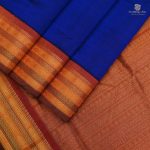 Silk Cotton Saree - Dark Blue SAS0034045 - Image 3