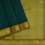 Silk Cotton Sarees Simple – Dark Green SAS0034047