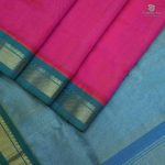 Silk Cotton Sarees Simple – Lotus Pink SAS0034050 - Image 3