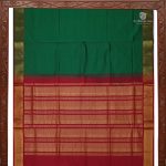 Semi Silk Cotton Sarees Vairaoosi – Dark Green SAS0034055 - Image 4