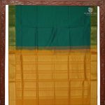 Semi Silk Cotton Sarees Vairaoosi – Dark Green SAS0034057 - Image 4