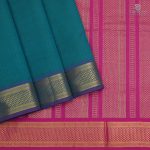 Semi Silk Cotton Sarees Vairaoosi – Peacock Green SAS0034058