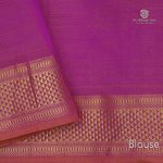 Semi Silk Cotton Sarees Vairaoosi  – Magenta Pink  SAS0034059 - Image 3