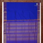 Semi Silk Cotton Sarees –Navy blue  SASPC0034063 - Image 4