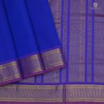 Semi Silk Cotton Sarees –Navy blue  SASPC0034063
