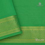 Semi Silk Cotton Sarees Vairaoosi  – Mehandi Green  SAS0034065 - Image 3