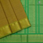 Semi Silk Cotton Sarees Vairaoosi  – Mehandi Green  SAS0034065