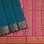 Semi Silk Cotton Sarees Vairaoosi – Peacock Green SAS0034069