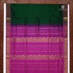 Silk Cotton Sarees – Dark Green SAS0034076 - Image 5