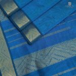 Silk Cotton Sarees – Bright Blue SAS0034082 - Image 3