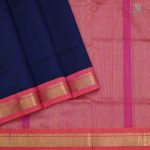 Silk Cotton Sarees Simple – Dark Violet SAS0034054