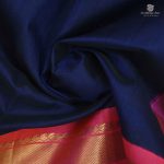 Silk Cotton Sarees Simple – Dark Violet SAS0034054 - Image 2