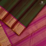 Pure Silk Sarees - Mehandi Green SASPS0034084 - Image 3