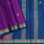 Pure Soft Silk Saree - Magenta Purple SASPS0034085
