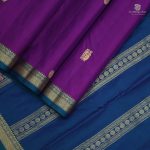Pure Soft Silk Saree - Magenta Purple SASPS0034085 - Image 3