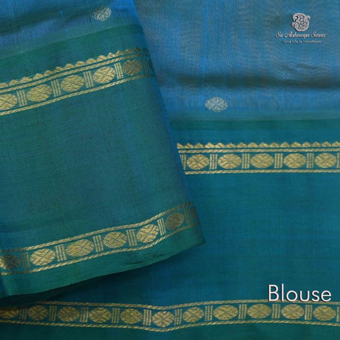 Silk Cotton Sarees Butta – Bright Yellow SAS0034191 - Image 4