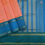 Silk Cotton Sarees Butta – Coral Orange SAS0034192