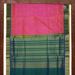 Silk Cotton Sarees Butta – Strawberry Pink SAS0034193 - Image 5