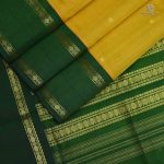 Silk Cotton Sarees Butta – Lemon Yellow SAS0034194 - Image 3