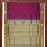 Silk Cotton Sarees Butta – Plum Maroon SAS0034195 - Image 5