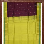 Silk Cotton Sarees Butta – Chocolate Brown SAS0034198 - Image 5