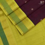 Silk Cotton Sarees Butta – Chocolate Brown SAS0034198 - Image 3
