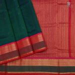 Silk Cotton Sarees Butta – Peacock Green SAS0034200
