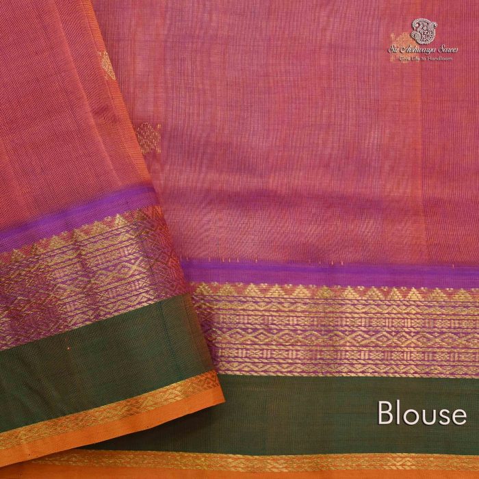 Silk Cotton Sarees Butta – Gray SAS0034205 - Image 4