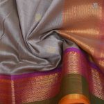 Silk Cotton Sarees Butta – Gray SAS0034205 - Image 2