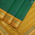Silk Cotton Sarees Vairaoosi – Pine Green SAS0034217 - Image 3