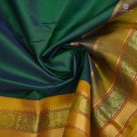 Silk Cotton Sarees Vairaoosi – Pine Green SAS0034217 - Image 2
