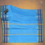 Kanchi Cotton Saree Light Blue SASC0034220 - Image 3