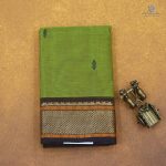 Kanchi Cotton Saree Parrot Green SASC0034236