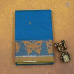 Kanchi Cotton Saree Cerulean Blue SASC0034239