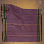 Chettinad Cotton Saree Brown Stone SASC0034249 - Image 3