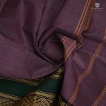 Chettinad Cotton Saree Brown Stone SASC0034249 - Image 2