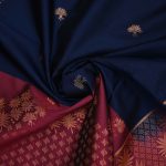Fancy Soft Silk Saree- Navy Blue SASFS0034251 - Image 2
