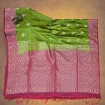 Fancy Soft Silk Saree- Kelly Green SASFS0034258