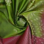 Fancy Soft Silk Saree- Kelly Green SASFS0034258 - Image 2