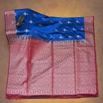 Fancy Soft Silk Saree- Ceruleum Blue SASFS0034265