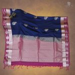 Fancy Soft Silk Saree- Navy Blue SASFS0034274