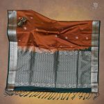 Fancy Soft Silk Saree- Bronze Brown SASFS0034275